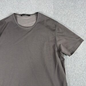 BYLT Premium Basics T Shirt Mens M Gray Curved Hem Athletic